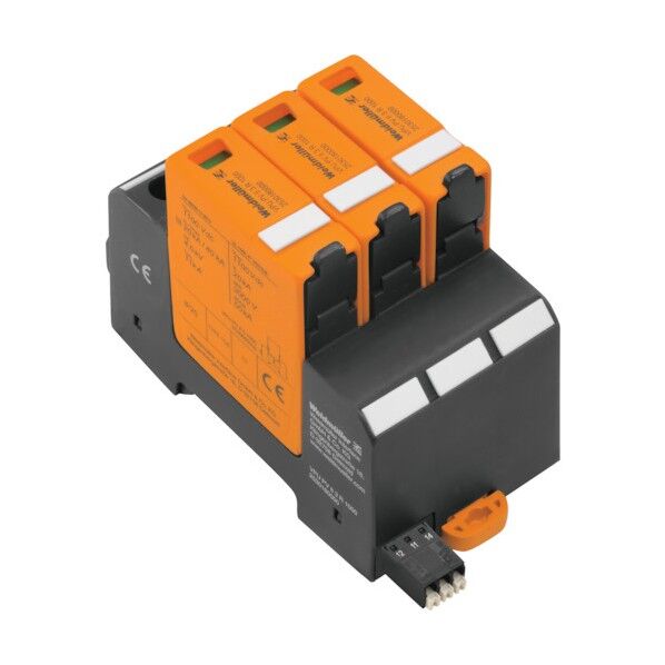 日本ワイドミュラー サージ保護器 直流電源用(太陽光向け) TypeI、II 1kV リモート接点付き 2530180000 1点