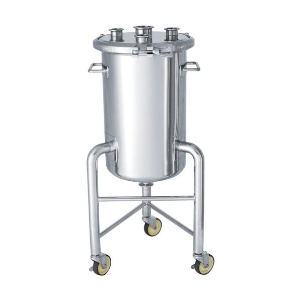 ステンレスヘルールオープン加圧容器脚付