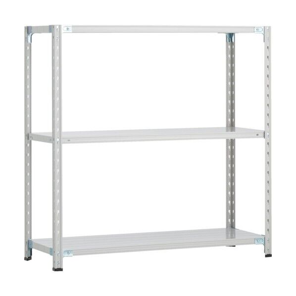 CB型セミボルトレス軽量棚 900X300XH1200 3段 WG色 CB-4333-WG 1台
