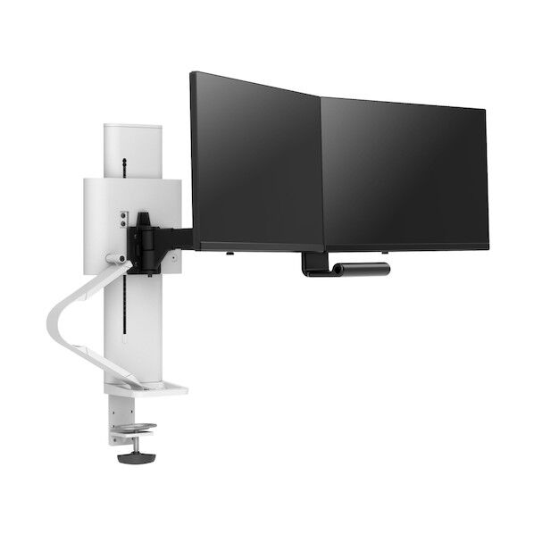エルゴトロンジャパン TRACE Dual Monitor Mount、Bright White 45-631-216 1点