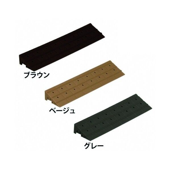 プレミアウッドパネルデッキ用エンドパーツストレート ベージュ PWE-300S 1点