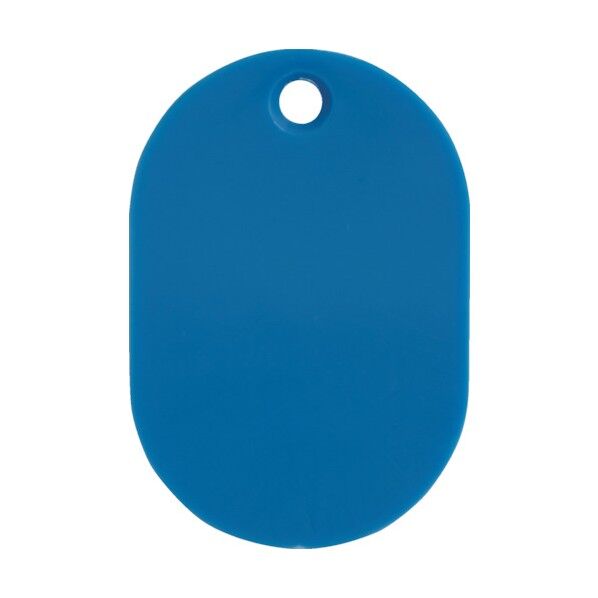 見やすい色の小判札 大 60×40mm ブルー UHFL-B 5枚