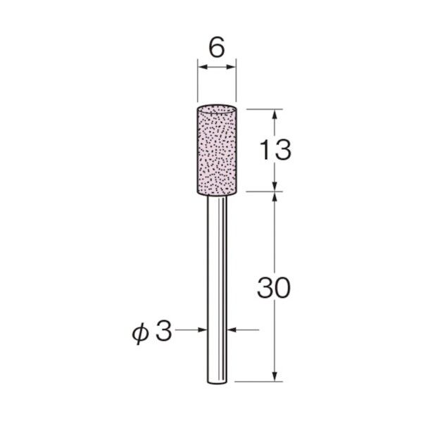 軸付砥石 G3234 5本