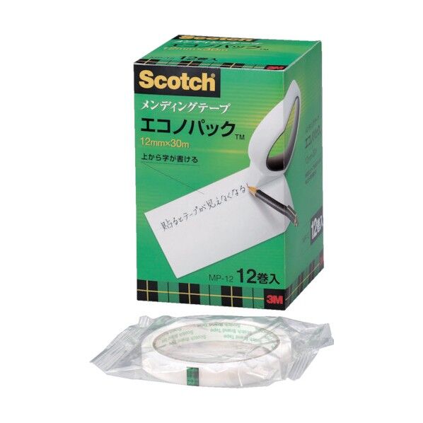 スコッチ メンディングテープエコノパック 12mm×30m 巻芯径76mm