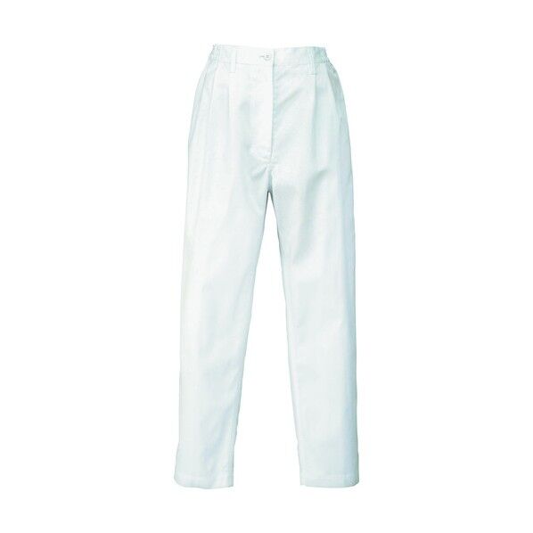 レディース脇シャーリングパンツ 001ホワイト 6L HH440 1