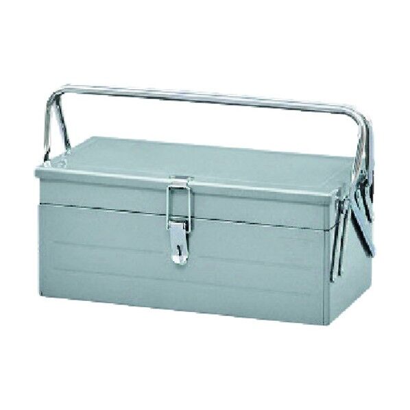 スチール製工具箱 両開きメタルケース