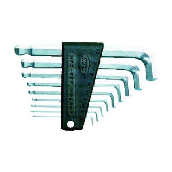 ボールポイントL型スタンダード六角棒レンチセット首下ショート(9本組)