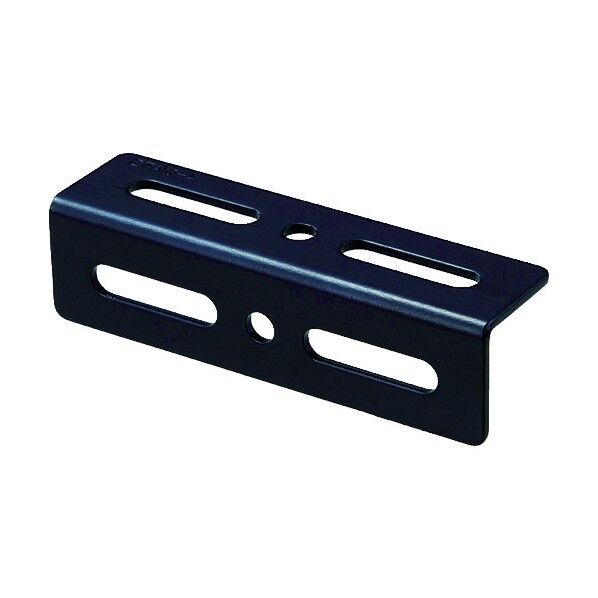 ジョイント金具L スチール(黒塗装仕上げ)