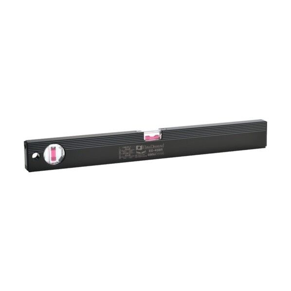 エビス ダイヤモンドベーシックレベルブラック450mmブラック/レッド 450mm ブラック/レッド ED-45BR 1本