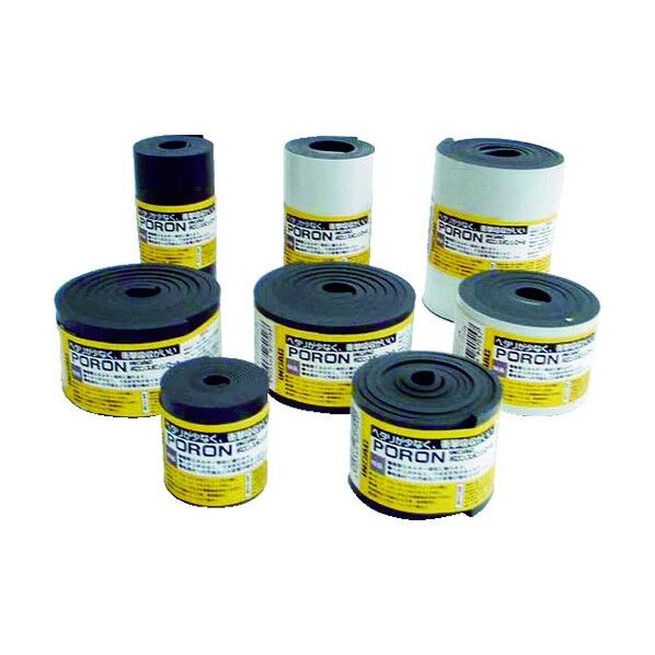 スリムフレックスロール 黒 1.5t×50mm×1m L32-1.550-M 1巻