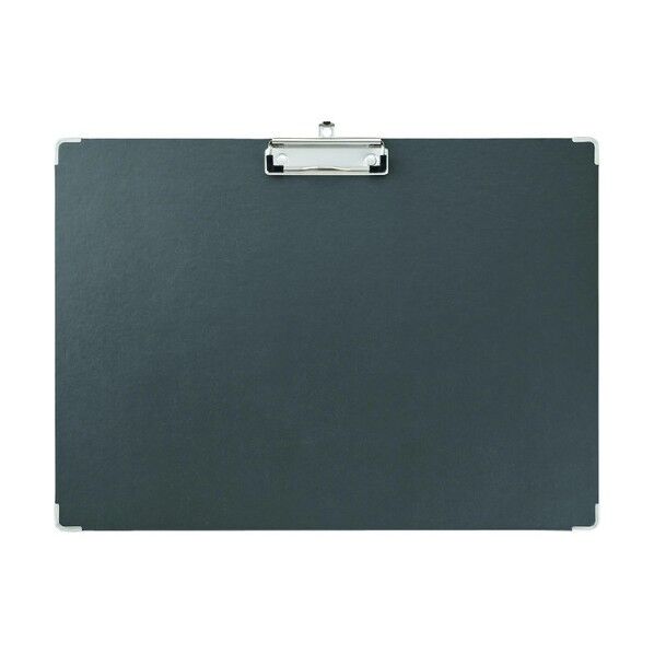 用箋挟み A3ヨコ 短辺とじ 収納約30枚 黒 8337 1個