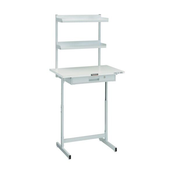 小型作業デスク上棚付７００Ｘ４５０Ｗ色