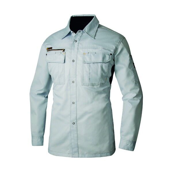 長袖シャツ(アジトプロフェッショナル)AZ3835-003シルバーグレー3L 003シルバーグレー 3L 3835 1