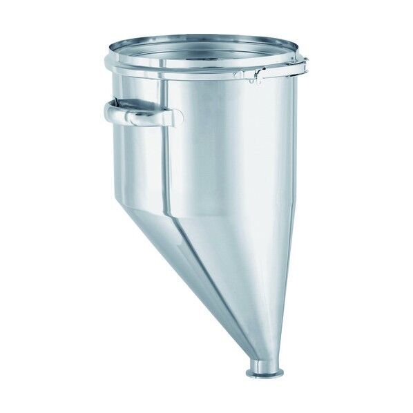 偏心ホッパー型密閉容器 バンド式 EHT-CTL-27 1点