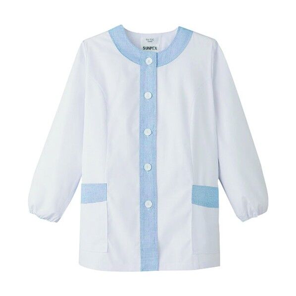 女性用デザイン白衣 長袖 FA-720