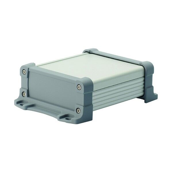 フランジ足付 防水アルミケース シルバー/グレー EXWF24-12-17SG 1点