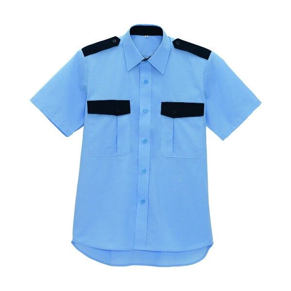 半袖シャツ 037ライトサックス 5L 67036 1