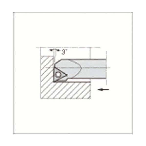 内径加工用ホルダ S25X-STUPR16-32E 1