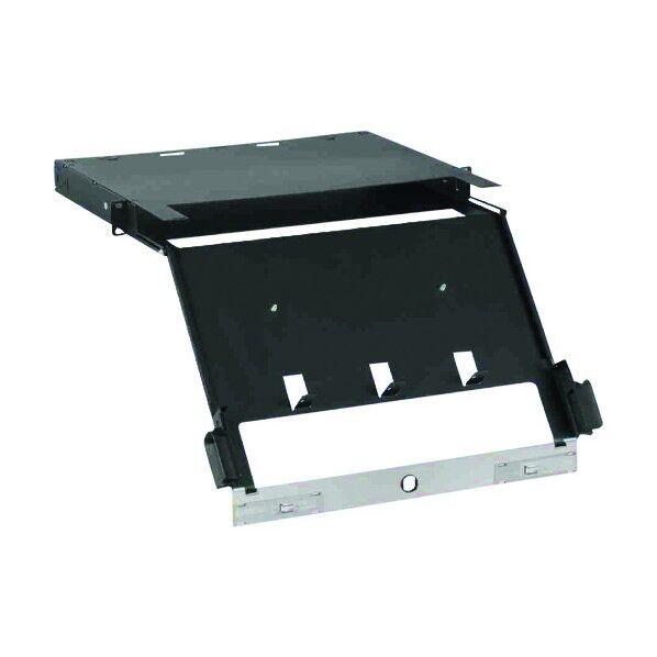 QuickNetラックマウント用ファイバーエンクロージャー カセット4個取リ付ケ可 オープンアクセス FCE1UA