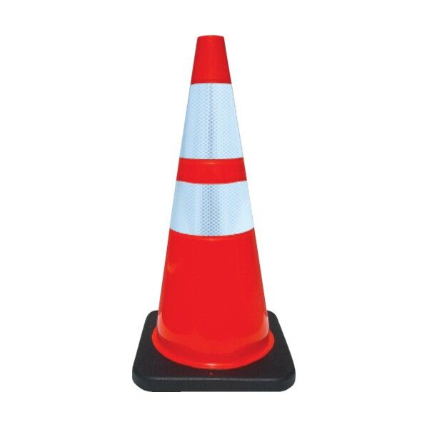 レボコーン 高輝度反射シート付き レッド 5306-R 1点