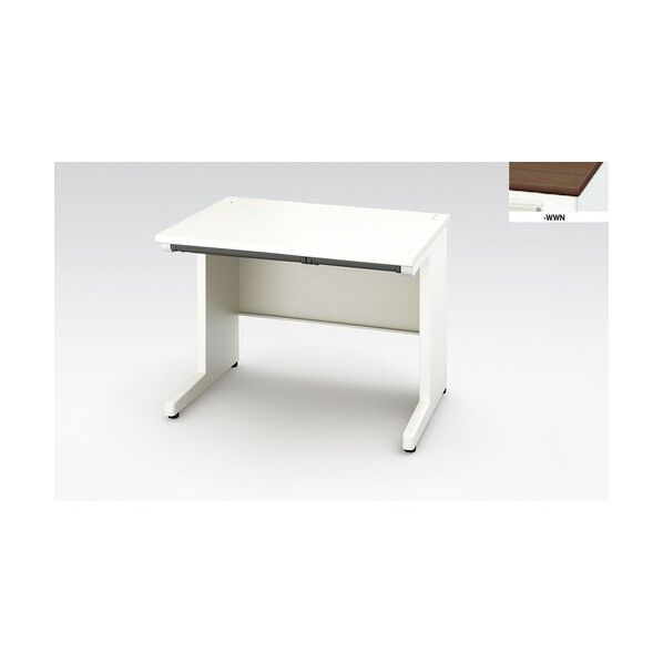 平デスク (浅型引出し付) XEHH107F-S-WWN 1点