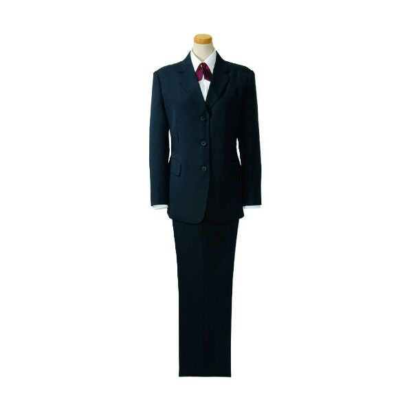 レディーススラックス(ノータック) 008ネイビー 7 153 1