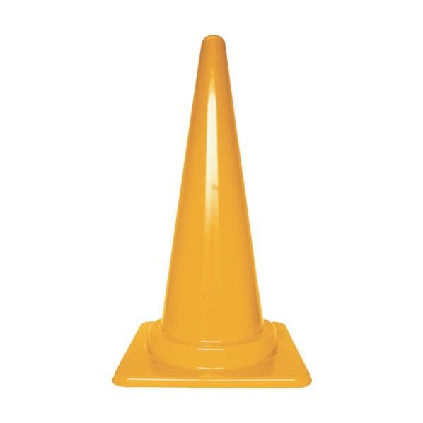 カラーコーン H700 イエロー 1105010103 1点