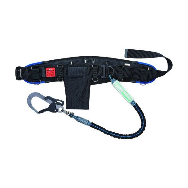 エアー式補助帯付墜落制止用器具(アルミフック・じゃばらロープ式) アルミスライド式