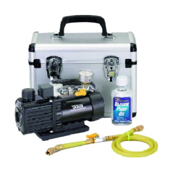 タスコ ウルトラミニツーステージ真空ポンプ 真空ゲージ付セット TA150SW-S 1個