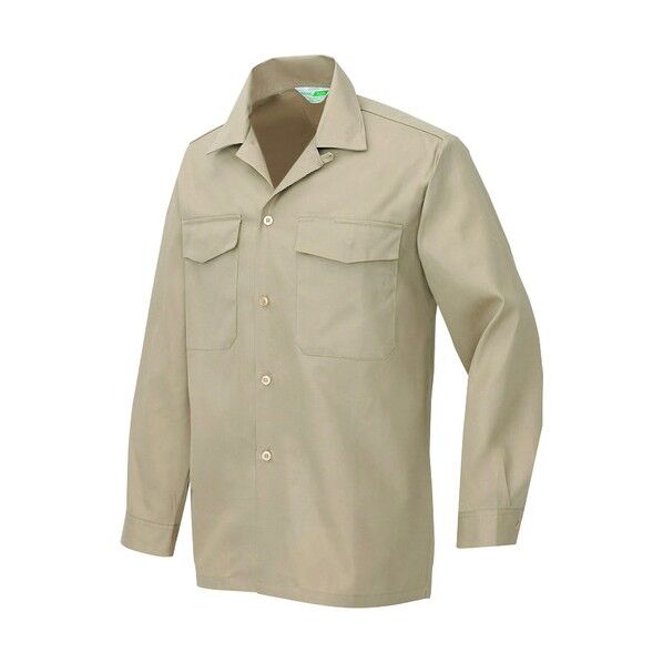 7650長袖シャツ(男女兼用)(薄地) 001アイボリー L 560 1