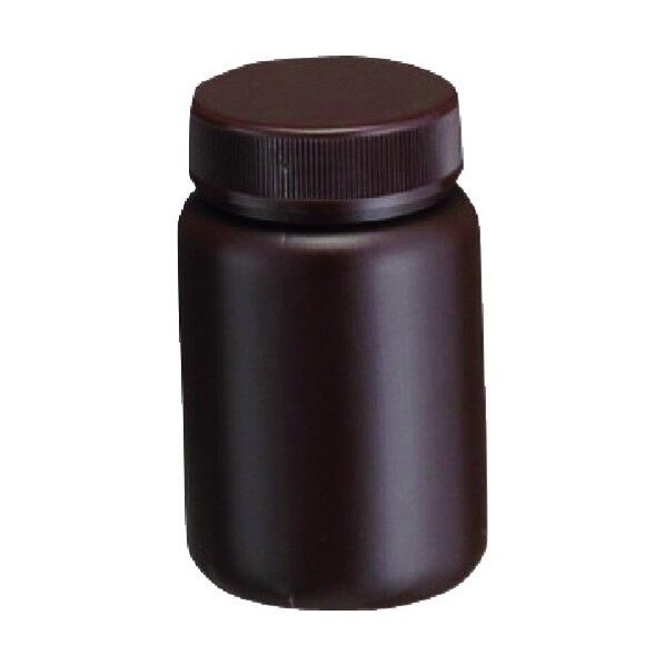 広口びん 100mL 茶褐色 876-22-02-51 1点