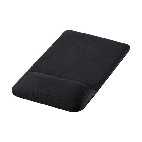 エレコム　ふんわりやわらかマウスパッド　リストレスト付　ブラック 28 x 178 x 265 mm MP-FCBK 1