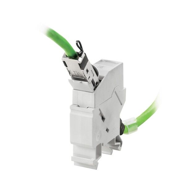 日本ワイドミュラー DINレール取り付けRJ45-RJ45アウトレット 8879050000 1点