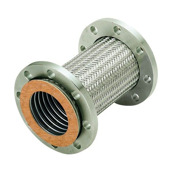 非溶接フランジ式フレキシブルホース/防振ジョイント フランジ(ALLSUS304) NK-6300/10K-SUS304-50A-700L 1本