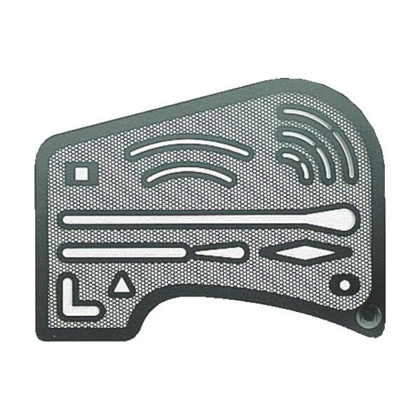 メッシュ字消板ステンレス製 70961 1点