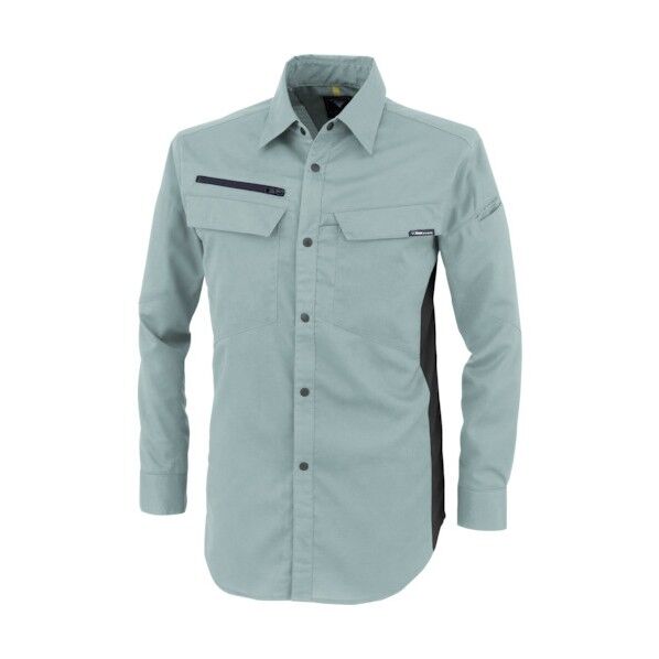 裏綿ストレッチ長袖シャツ 4L 1513-605-4L 1点