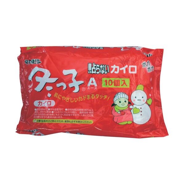タカビシ化学 貼らないカイロ冬っ子レギュラー 10枚