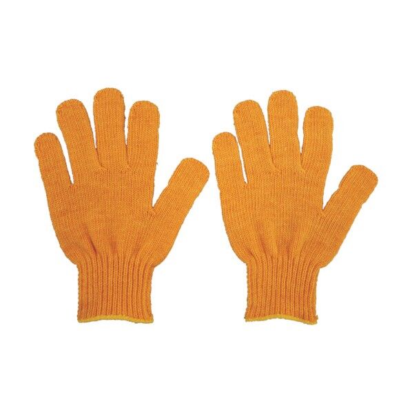 黄ナイロン手袋 L