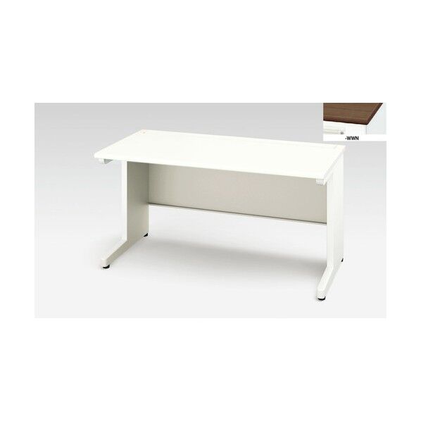 平デスク (引出し無し) XEHH147FDN-WWN 1点