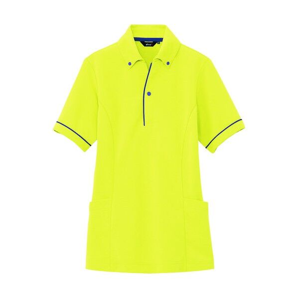 サイドポケット半袖ポロシャツ(男女兼用) 019イエロー 5L 7668 1