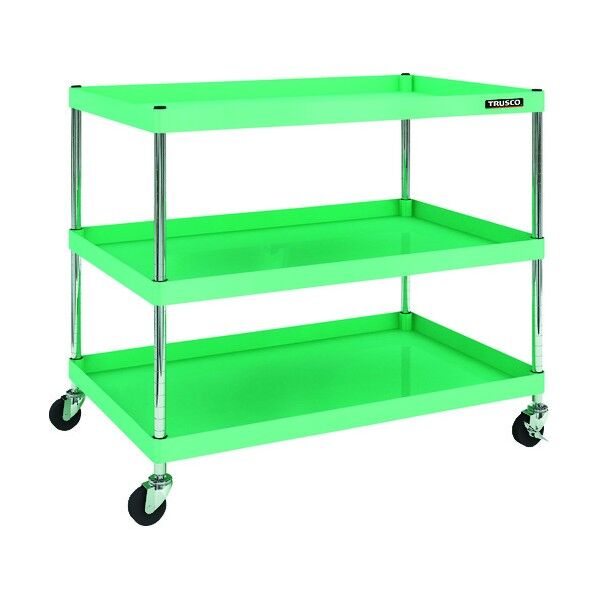 フレックスワゴン 1000X650XH880 Φ75エラストマー車輪 ハンドルなし YG色 FLW-843NHE-75-YG 1点