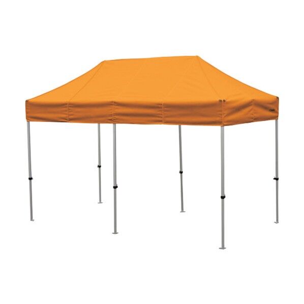 かんたんてんと 1.8m×3.6mスチール&アルミ複合フレーム オレンジ KA/2W-OR 1点