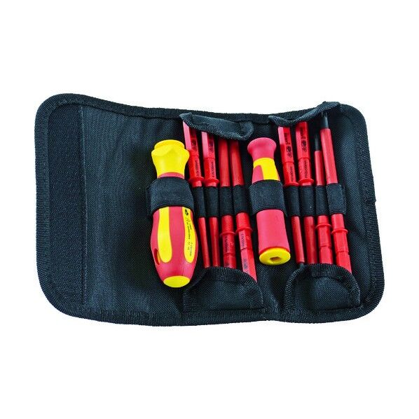 絶縁差替式ドライバーセット(マグネット入り)