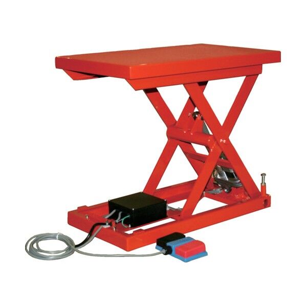 テーブルリフト 150kg 倍速タイプ 電動Bねじ式 200V 400×720mm HDL-H1547RT-22 1点