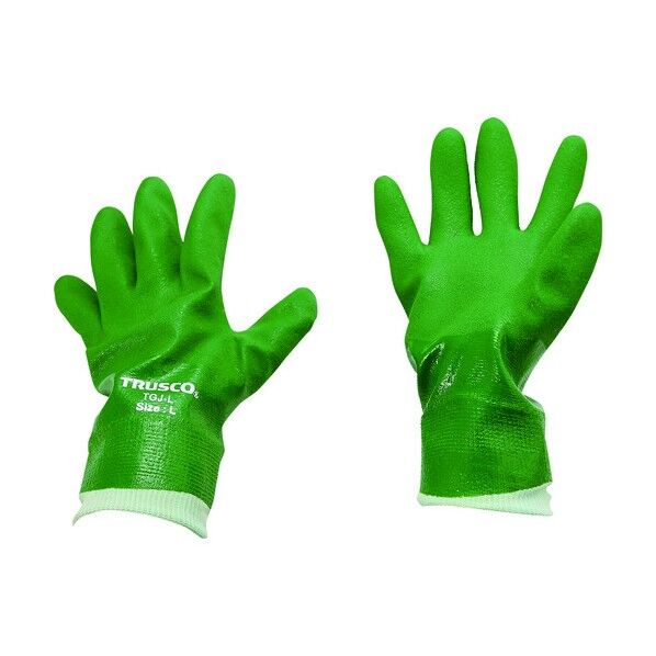 袖口ジャージ付塩化ビニール手袋