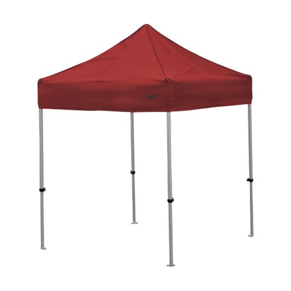 かんたんてんと 1.8m×1.8mスチール&アルミ複合フレーム 赤 KA/1W-R 1点