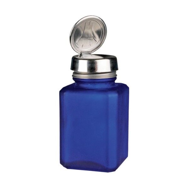 DESCO ワンタッチ ステンレス・スチール製ポンプ 角型 青色 120CC