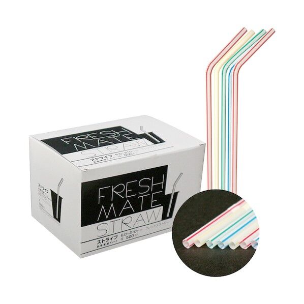 FMフレックスストロー ストライプ 裸 6403446 1点