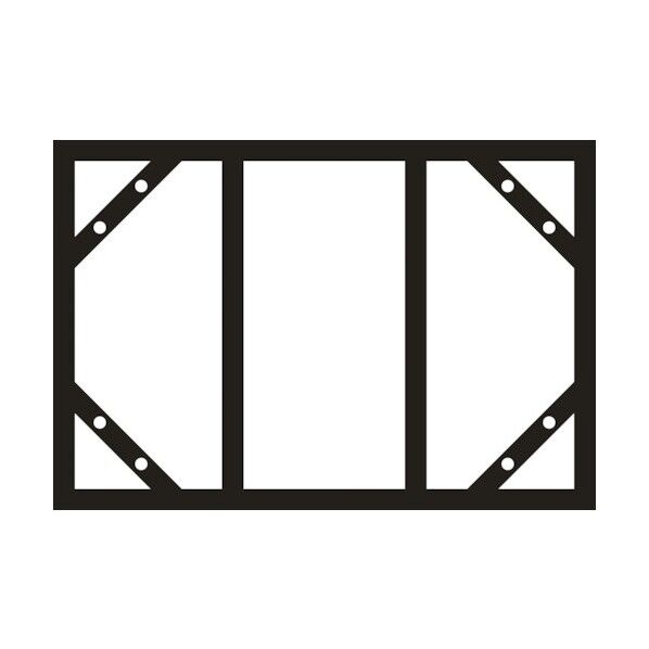 危険物標識連結掲示用アングル