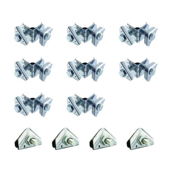 電工 吊ボルト振止・全ねじ交差金具